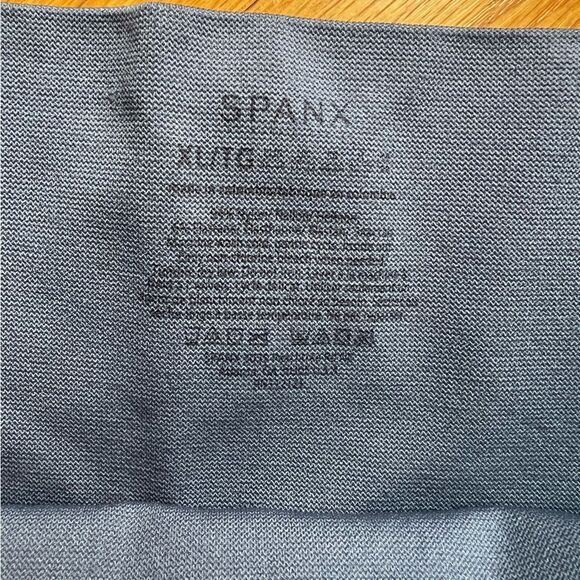 Spanx Seamless Side-Zip High Waisted Leggings Dark Grey Comfortable Fit Size XL - Picture 4 of 8